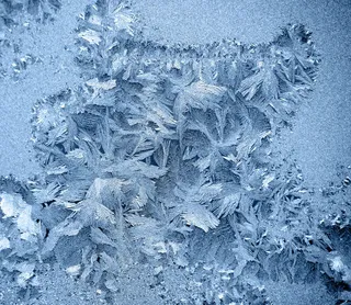 冬天冰花底纹免抠