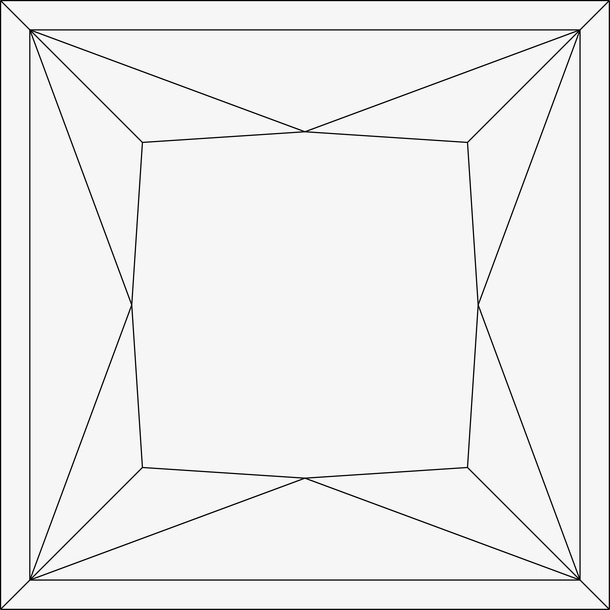 正方形宝石矢量图免抠