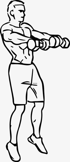 运动的男人免抠