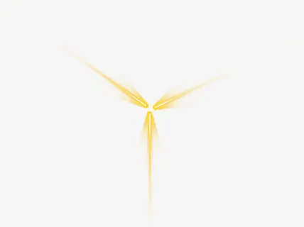 三角发光箭头光效免抠