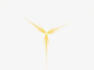 三角发光箭头光效免抠