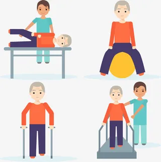 老年人康复中心免抠