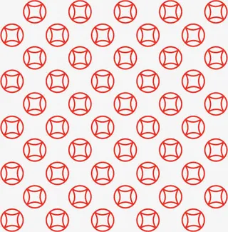 矢量中国风圆形底纹免抠