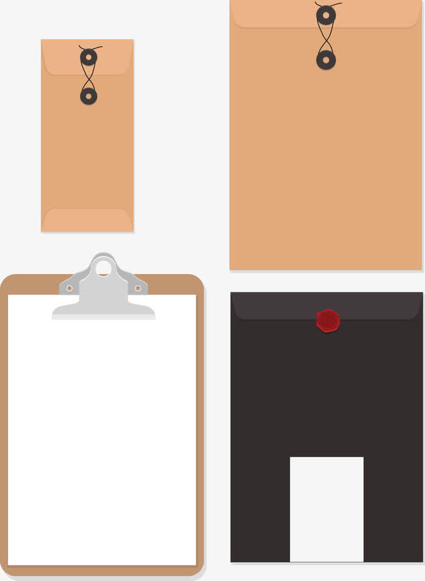 矢量档案袋免抠