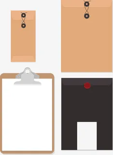 矢量档案袋免抠