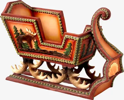 圣诞雪橇PNG素材免抠