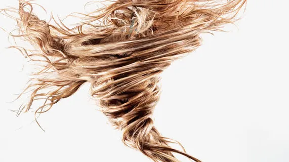 旋转的发丝头发免抠