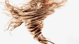 旋转的发丝头发免抠