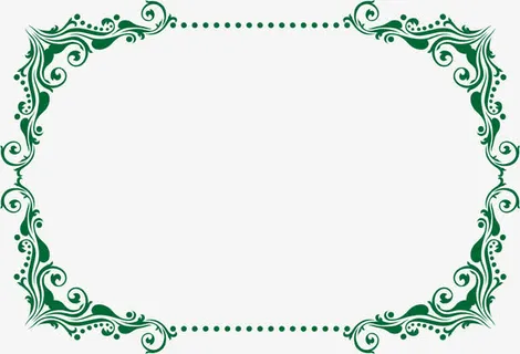 简约欧风边框免抠