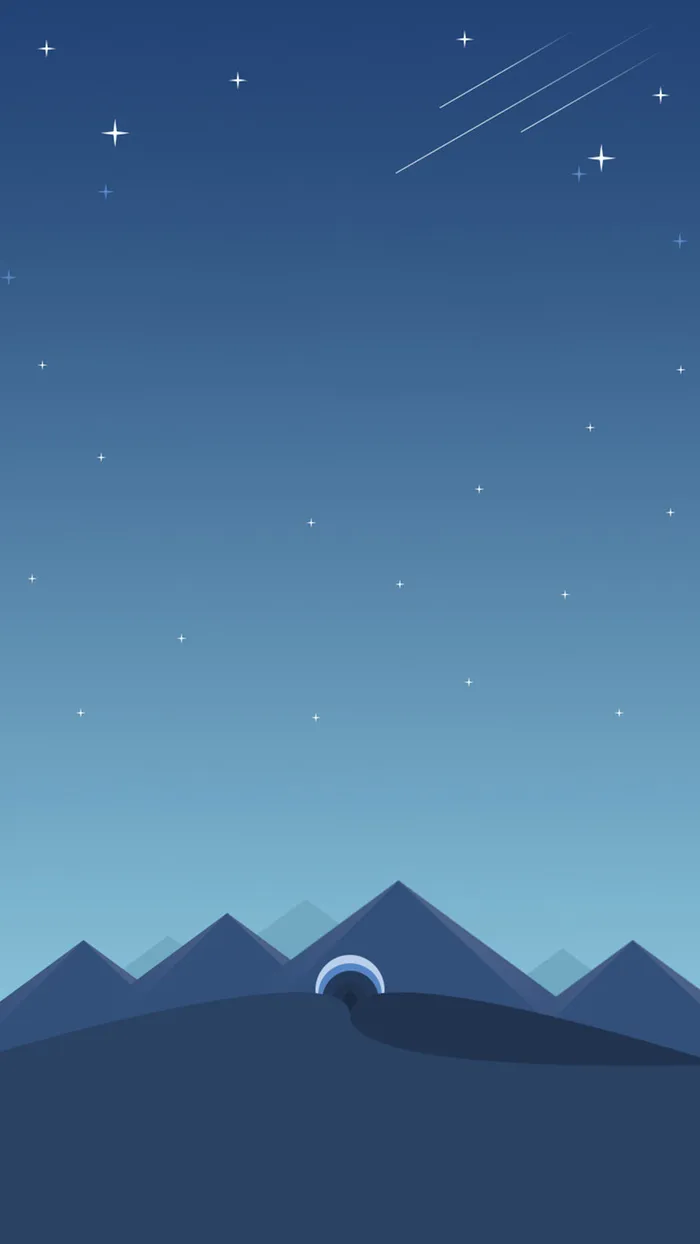 蓝色星空H5背景高清