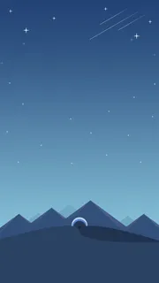 蓝色星空H5背景高清