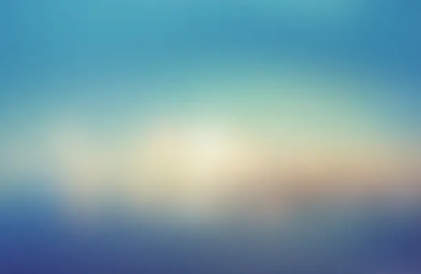 青蓝色发光模糊背景免抠