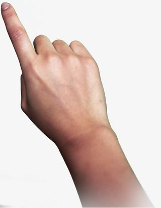 一只右手实物图案免抠