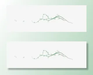 绿色树枝树叶漂浮免抠漂浮叶子元素