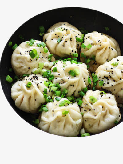 生煎小笼包免抠