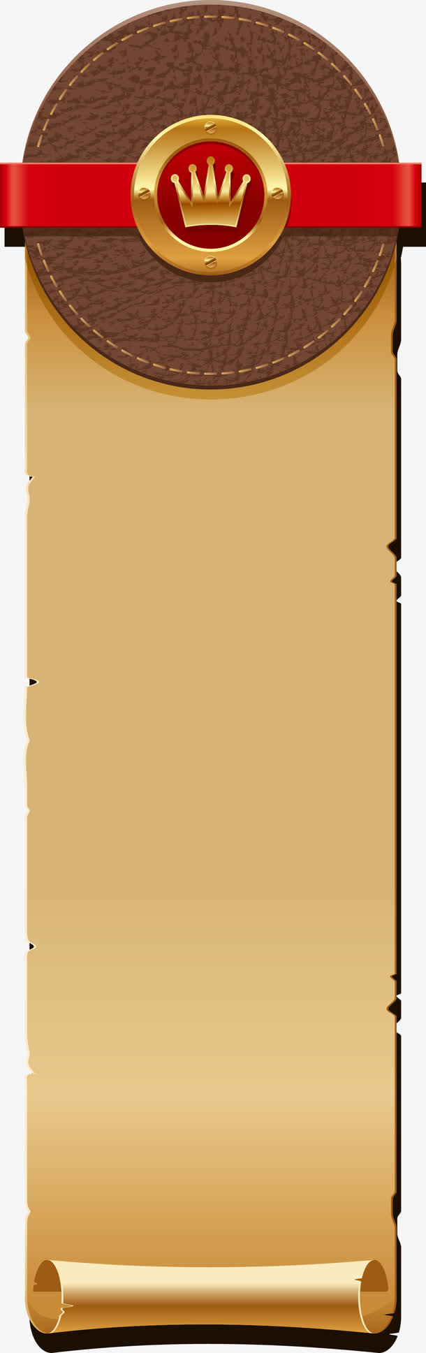 欧式卷轴矢量图免抠