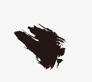 黑色水墨墨迹免抠