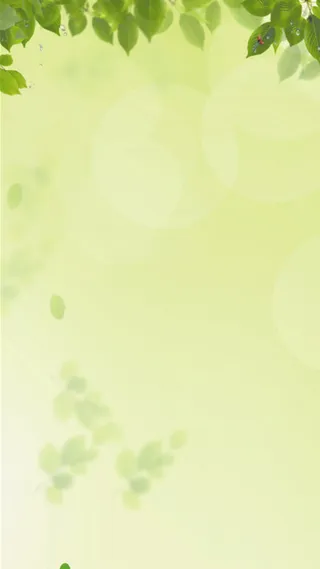 简约文艺小清新春天H5图高清