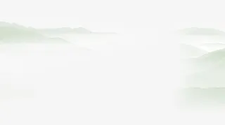 水墨古风山水免抠