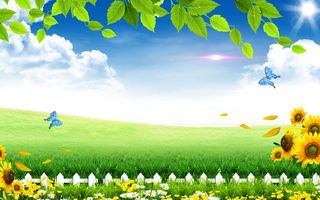 春天创意背景高清