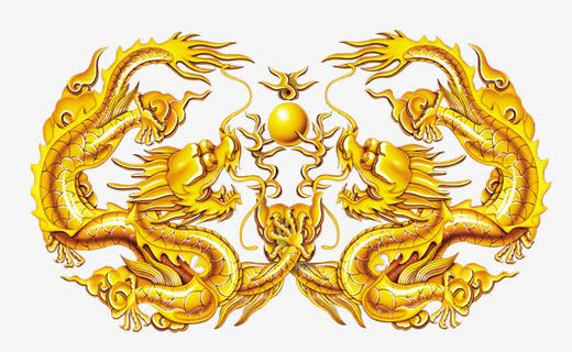 双龙戏珠免抠