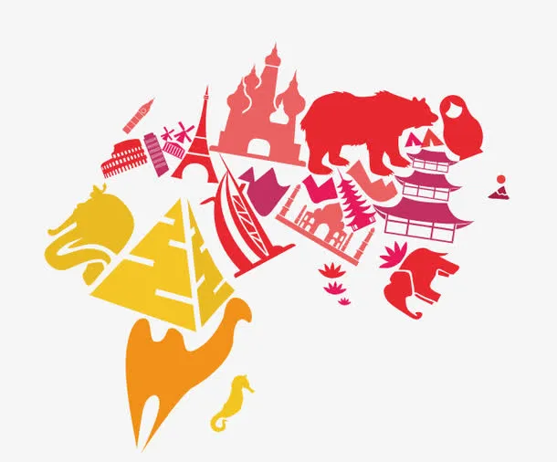 地域标志免抠