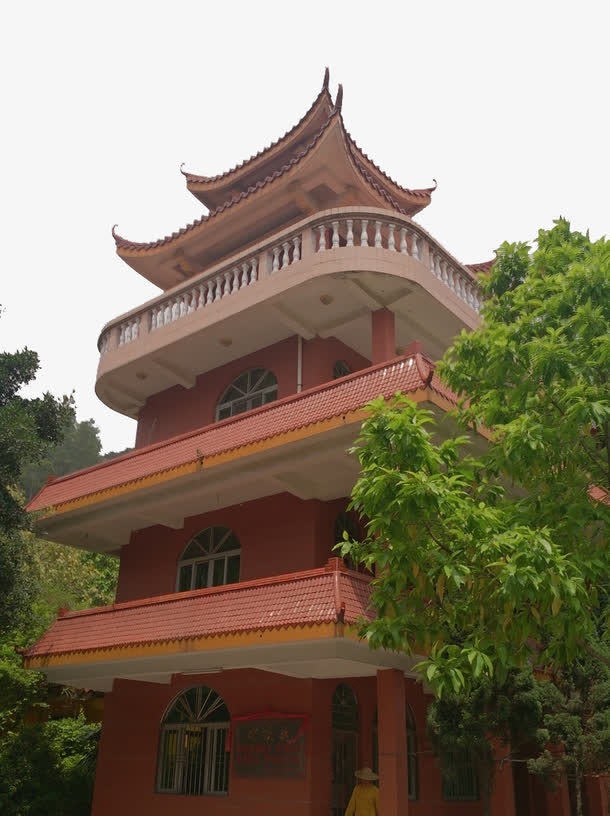 汕头市铁林寺建筑图免抠