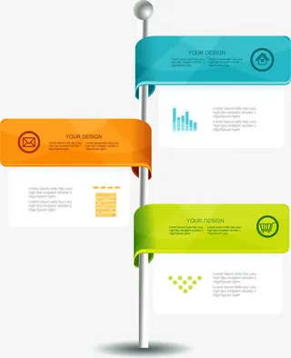 商务信息图表示意图免抠