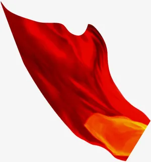 飞舞的红色丝绸布招聘免抠