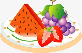 矢量手绘水果免抠