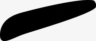 粗壮眉毛笔刷png图免抠