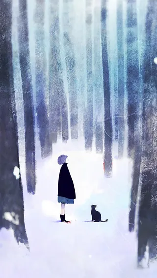 文艺小清新蓝色美容化妆背景素材高清