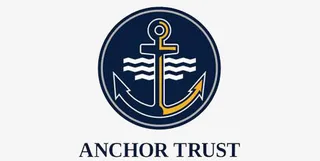 蓝色的锚点免抠