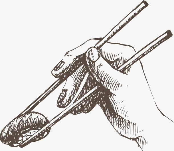 素描香菇矢量图免抠