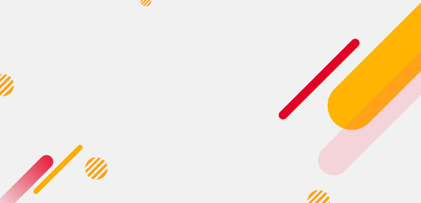 多彩线条漂浮装饰免抠