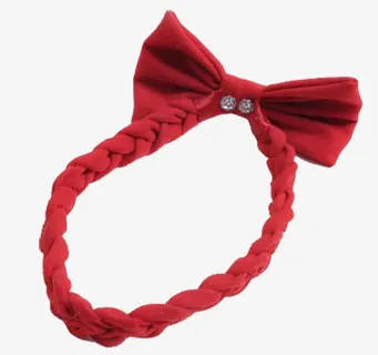 红色蝴蝶结免抠