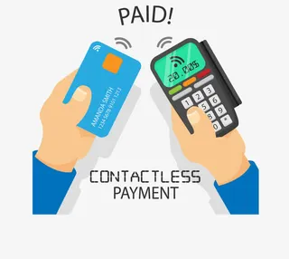 矢量手绘闪付免抠