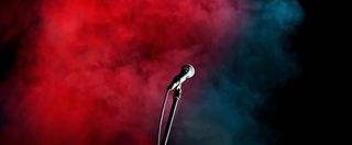 其他红雾话筒背景高清