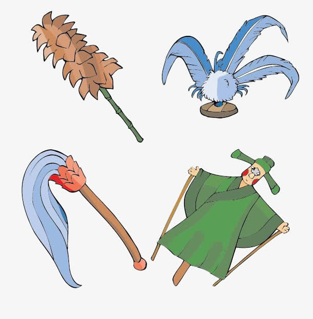 稻草人和毽子免抠