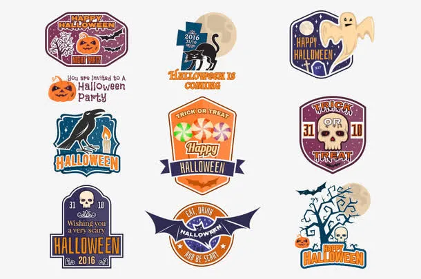 万圣节标志免抠