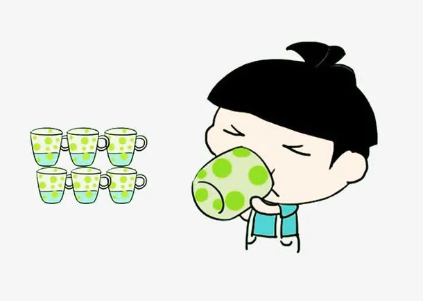 宝宝多喝水图片素材免抠