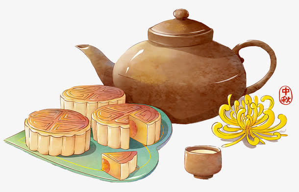 中秋插画免抠