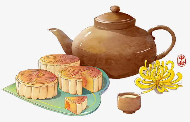 中秋插画免抠
