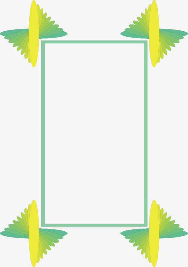 科技光斜线边框免抠