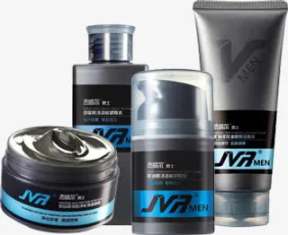 男士护肤品套装包装免抠