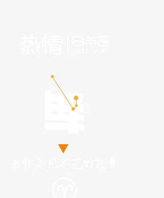 卡通图案白羊座图案免抠