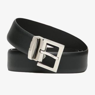 柏品可拆卸短扣头男士皮带免抠