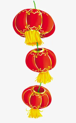 红灯笼免抠