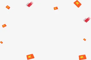 散落的红包抽奖活动免抠