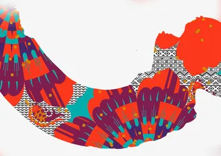 泼墨艺术纹理免抠